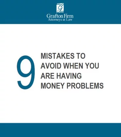 9 mistakes to avoid when you are having money problems